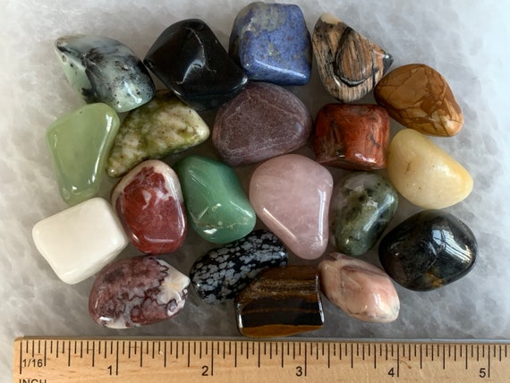 15 Rock Trommelsteine Edelsteine Kristallsteine Mineralien Steine mit Collection 