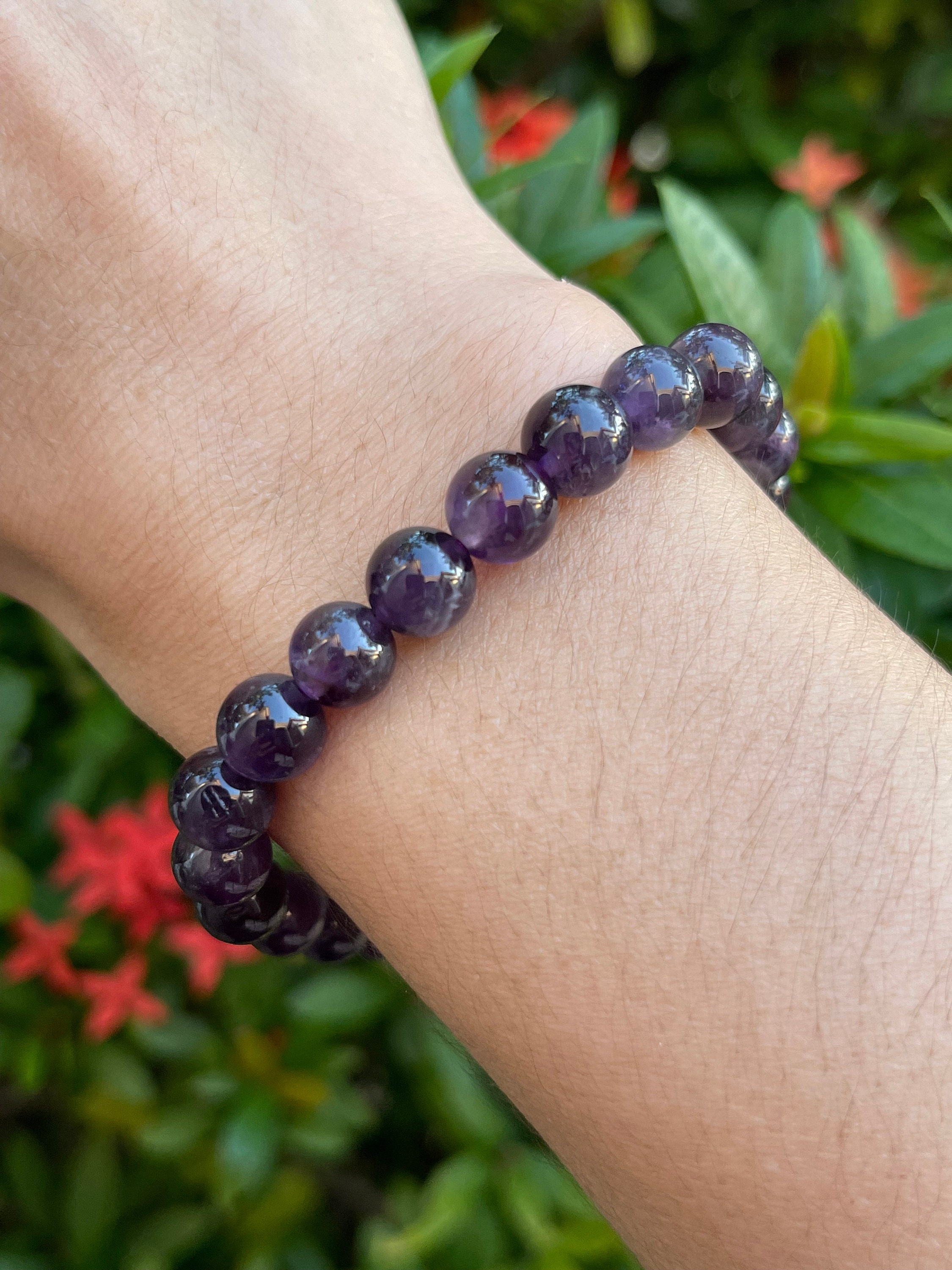 Deep Purple AMETHYST BRACELET in a Gift Box