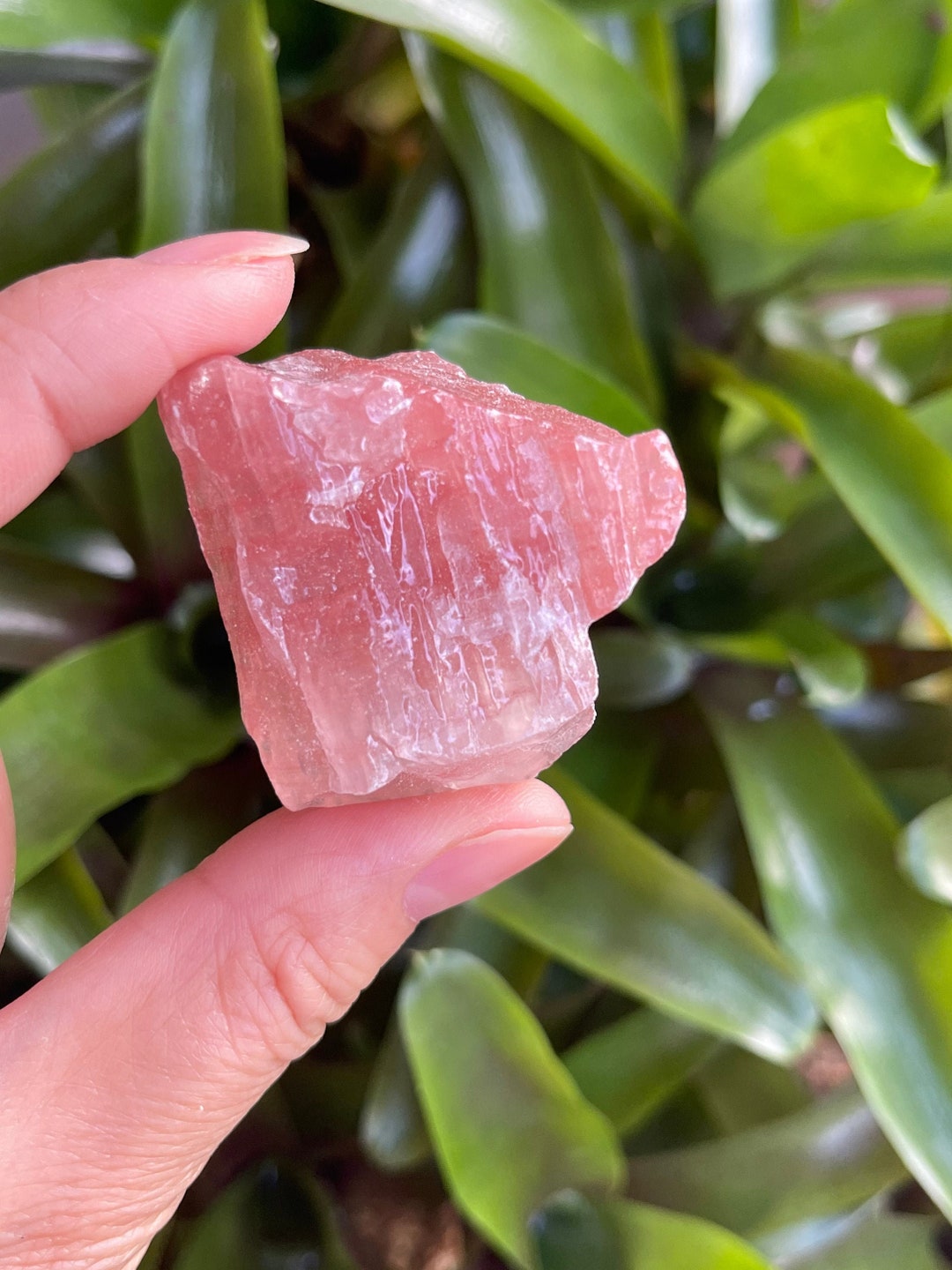 Strawberry Calcite, 12 Rough Strawberry Calcite Stones, Natural Red