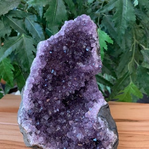 Uruguayan Amethyst Cluster, Amethyst Geode, Raw Amethyst, Amethyst Cathedral, Amethyst Cruze, Amethyst Crystal with Cut Base, pick a size