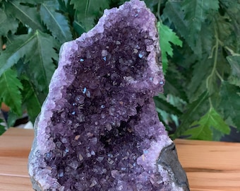 Uruguayan Amethyst Cluster, Amethyst Geode, Raw Amethyst, Amethyst Cathedral, Amethyst Cruze, Amethyst Crystal with Cut Base, pick a size