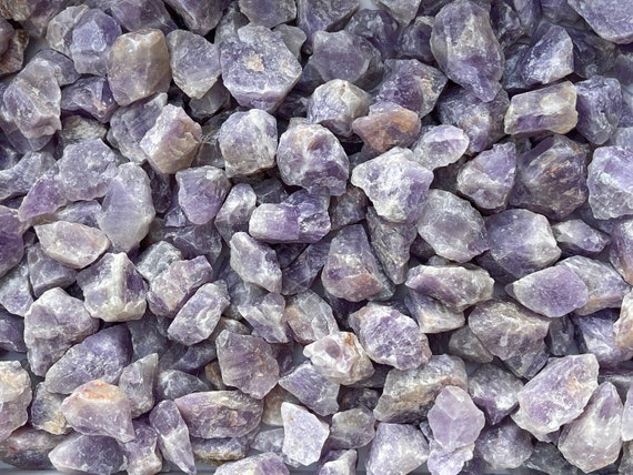 Top Plaza Bulk Amethyst Healing Crystals Rough Stones - Large 1