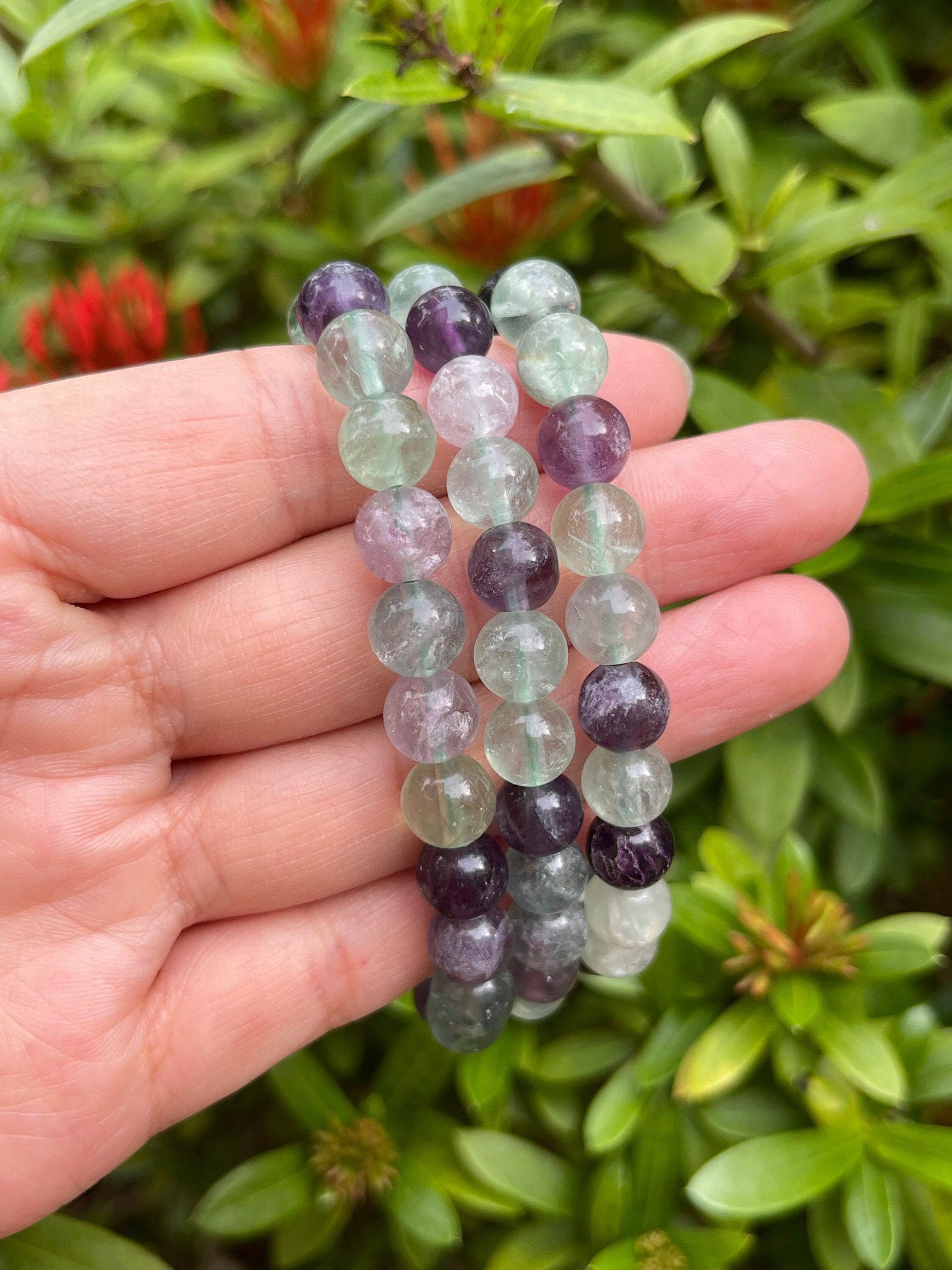 Bracelet Fluorite multicolore 6mm – JÖRD Store