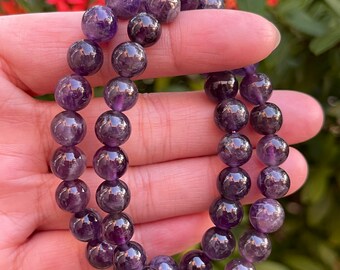 Details about Amethyst Stone bracelet 5 MM Round Bead Healing Stone USA Seller Details about Amethyst Stone bracelet 5 MM Round Bead Healing Stone USA Seller