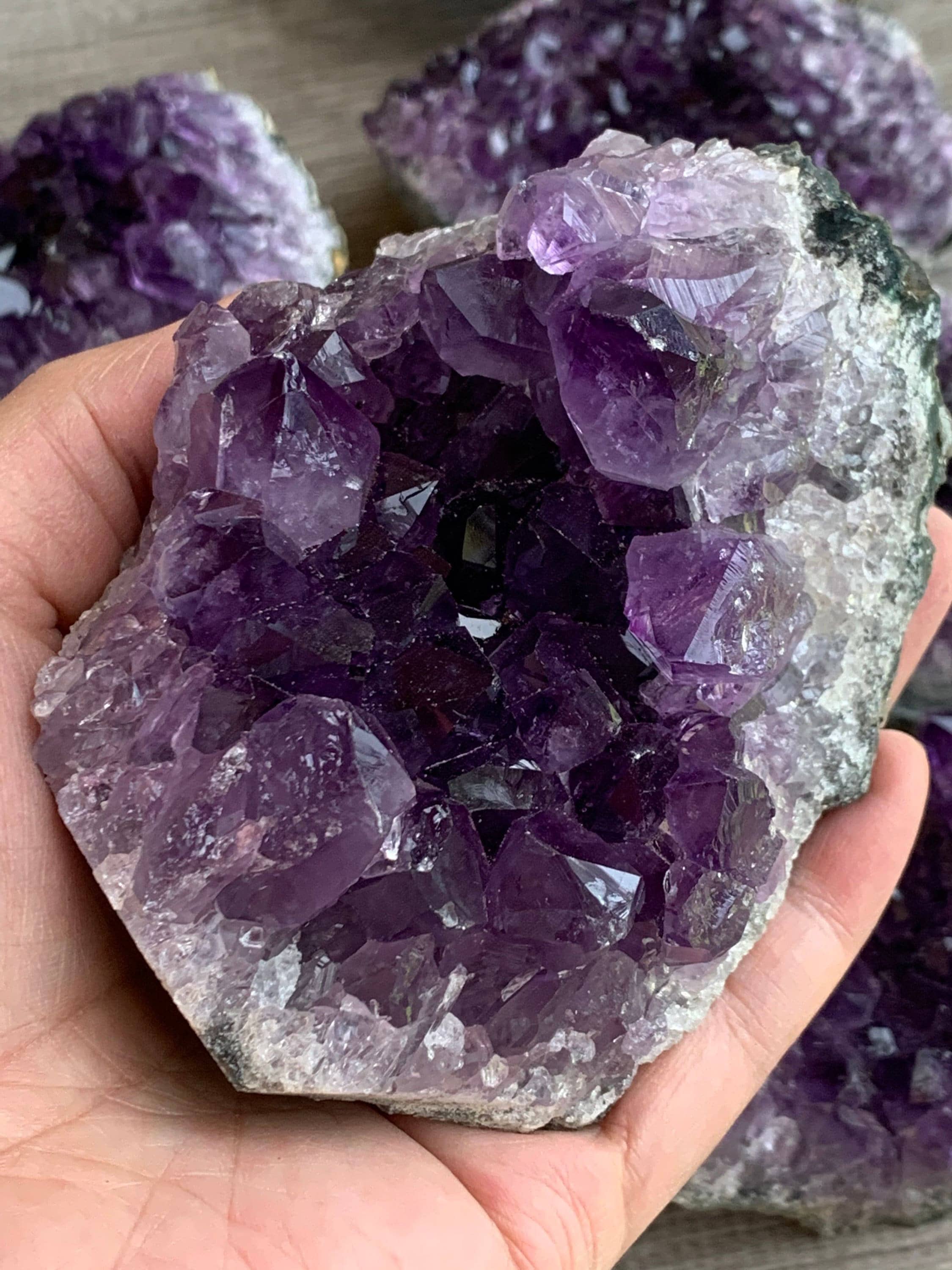 Amethyst Crystals Stock Photo - Download Image Now - Crystal