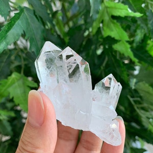 Grade A++ Clear Quartz Crystal Cluster, 1.5 - 5 Inches Raw Clear Quartz Geode, Quartz Crystal, Quartz Cluster, Crystal Geode