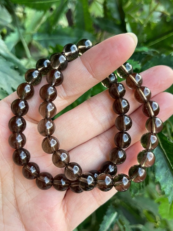 Elastic Bracelet of Tiny Faceted Gemstone Beads -  Israel