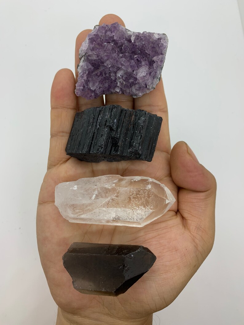 15 Pcs Premium Crystals Healing Kit in Box With 7 Chakra Etsy