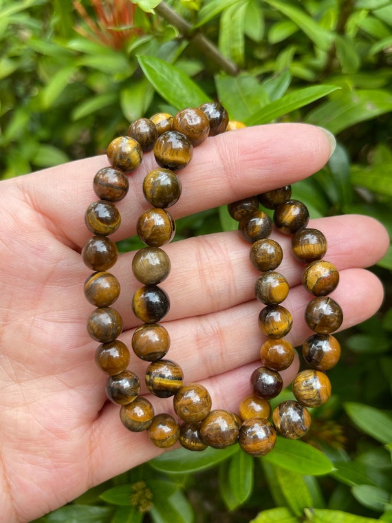 8mm Beaded Bracelet Tiger's Eye