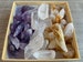 Amethyst Quartz Citrine Points and Chunks: 3 Crystal Collection, 1/2 Lb Box (8 oz, Amethyst, Quartz, Citrine Points and Chunks) 