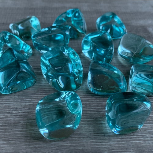Blue Aqua Obsidian Green Obsidian & Yellow Obsidian Tumbled - Etsy