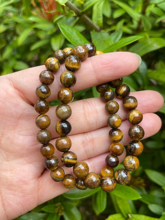 Grade A Tiger Eye Crystal Bead Bracelet 