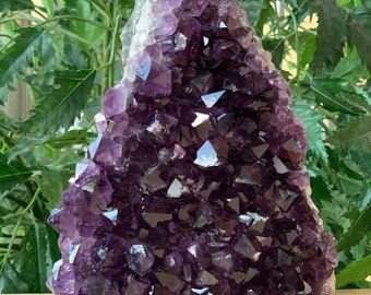 Extra Large Uruguayan Deep Purple Amethyst Cluster, Amethyst Geode, Raw Amethyst, Amethyst Cathedral, Amethyst Druze, Crystals, Pick a Size