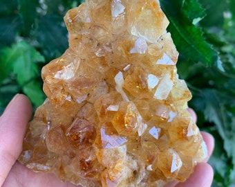 Brazilian Citrine Clusters With Cut Base, Honey Citrine Quartz Cluster, Citrine Cathedral, Money Stone, Success Stone, Pick a Size