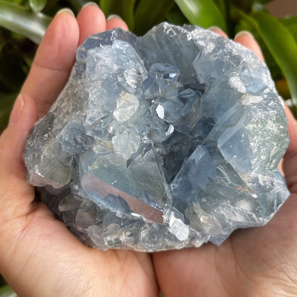 Raw Celestite Cluster, Celestite Geode, Natural Celestite Cluster, Blue Celestite, Celestite Point,  Geode, Pick a Weight