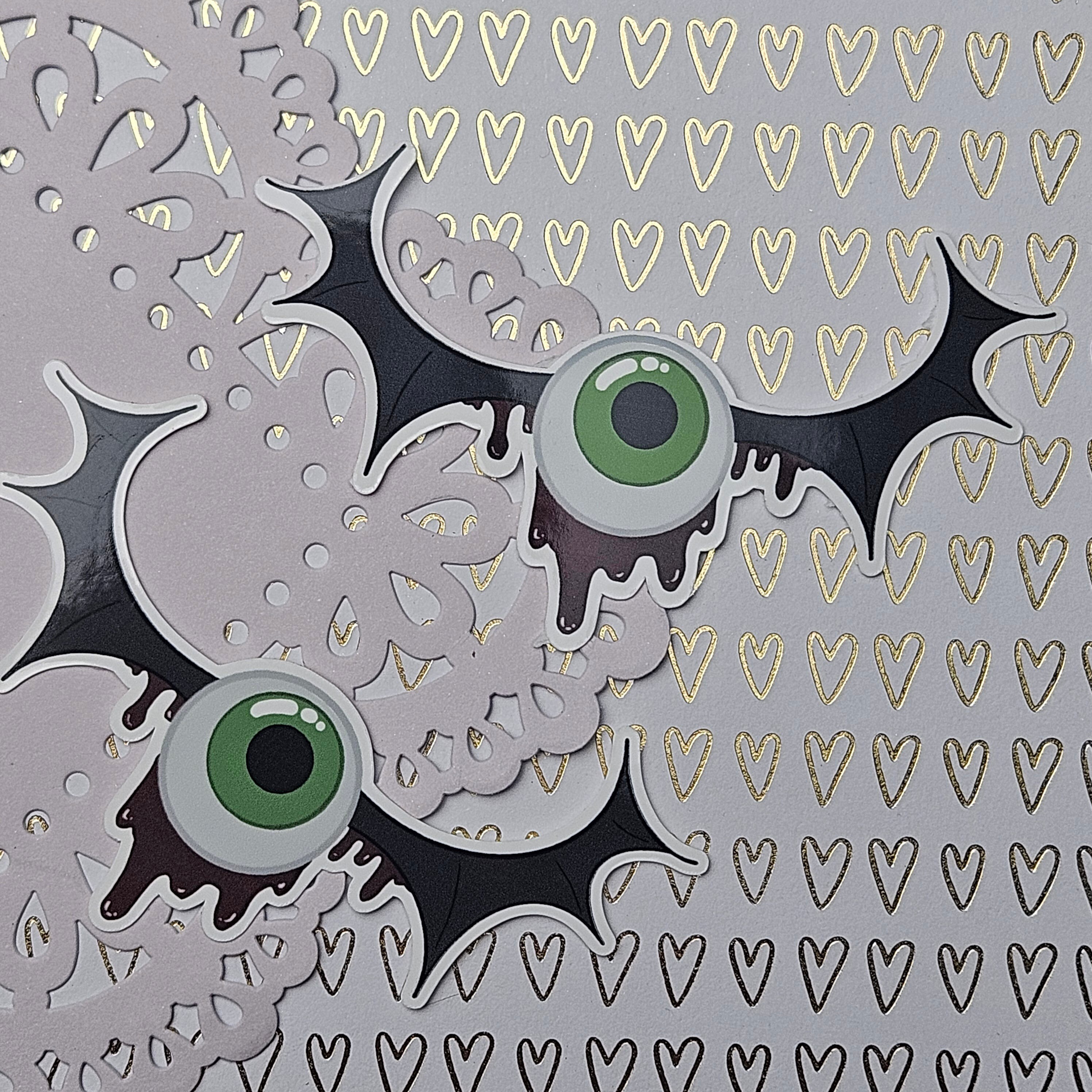 Black Flying Eye Sticker