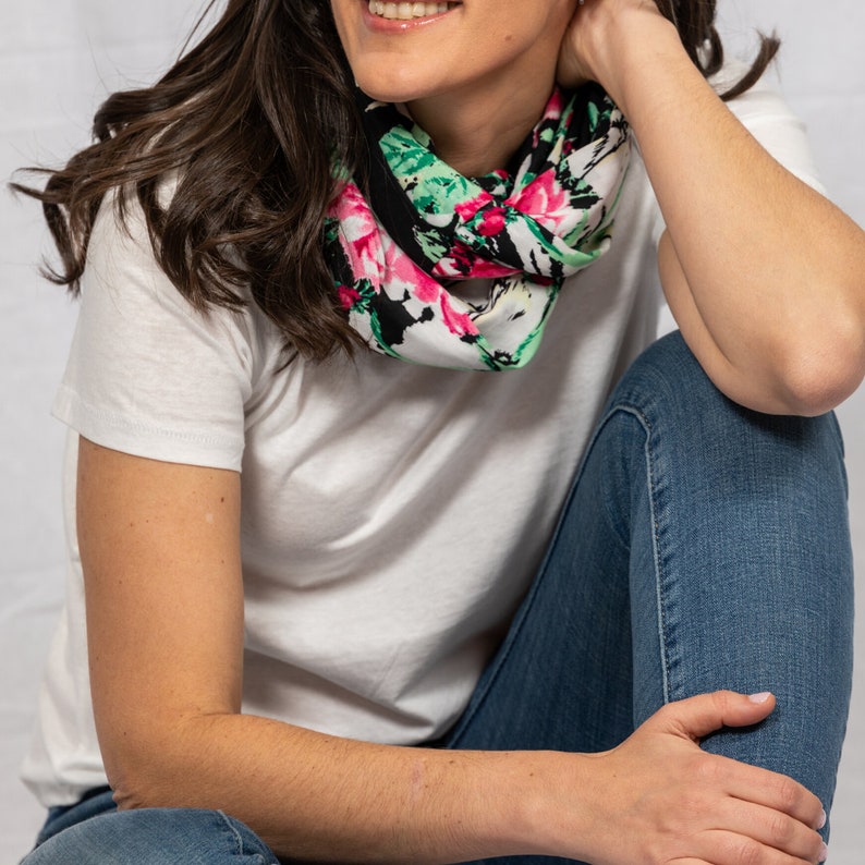 Hidden Pocket Scarf Travel Scarf Festival Scarf Eco Etsy