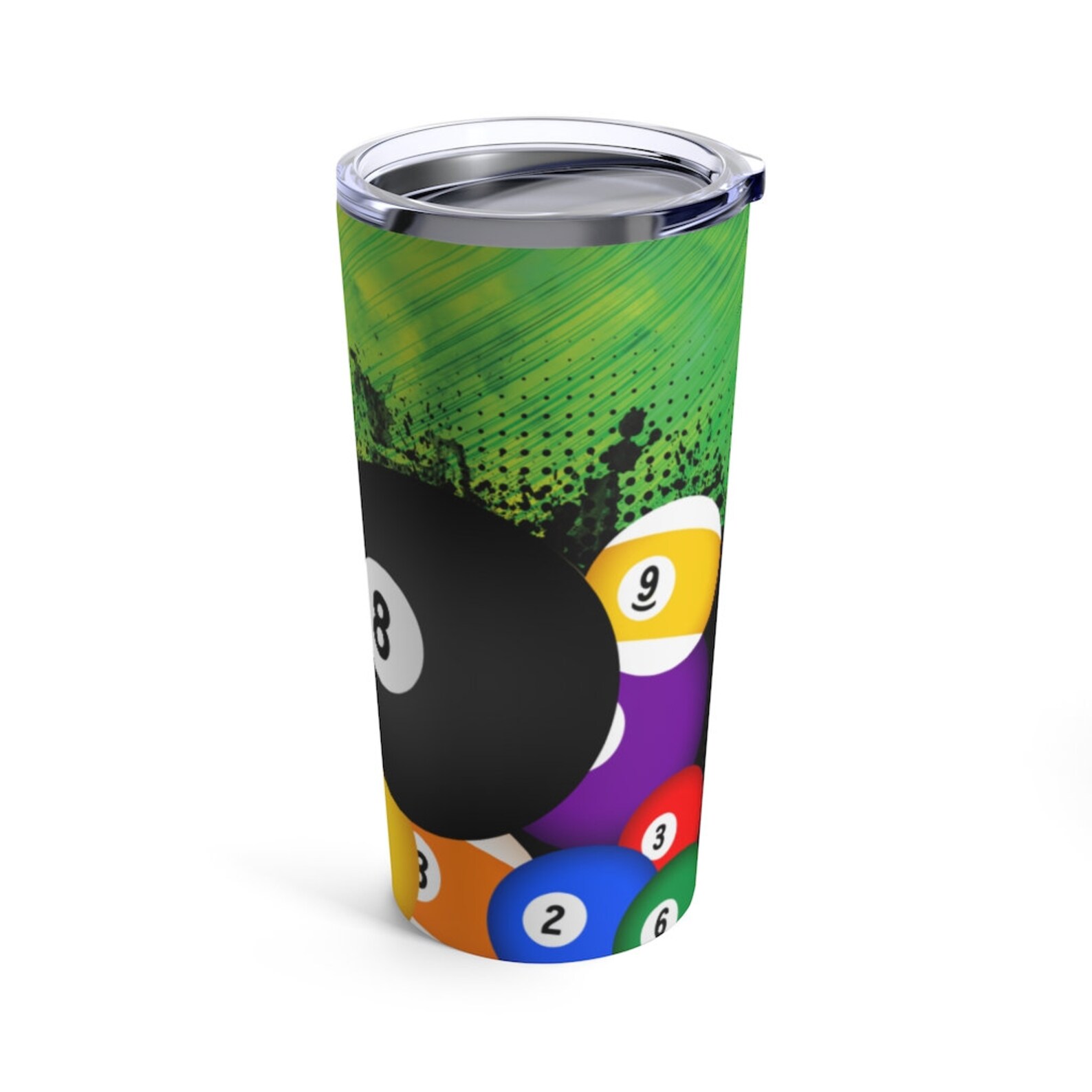 Billiards Gift Billiard Tumbler Pool Lover 8 Ball Grunge Etsy