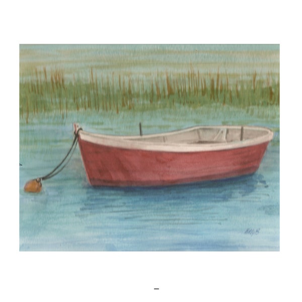 Red boat 11x14 Original