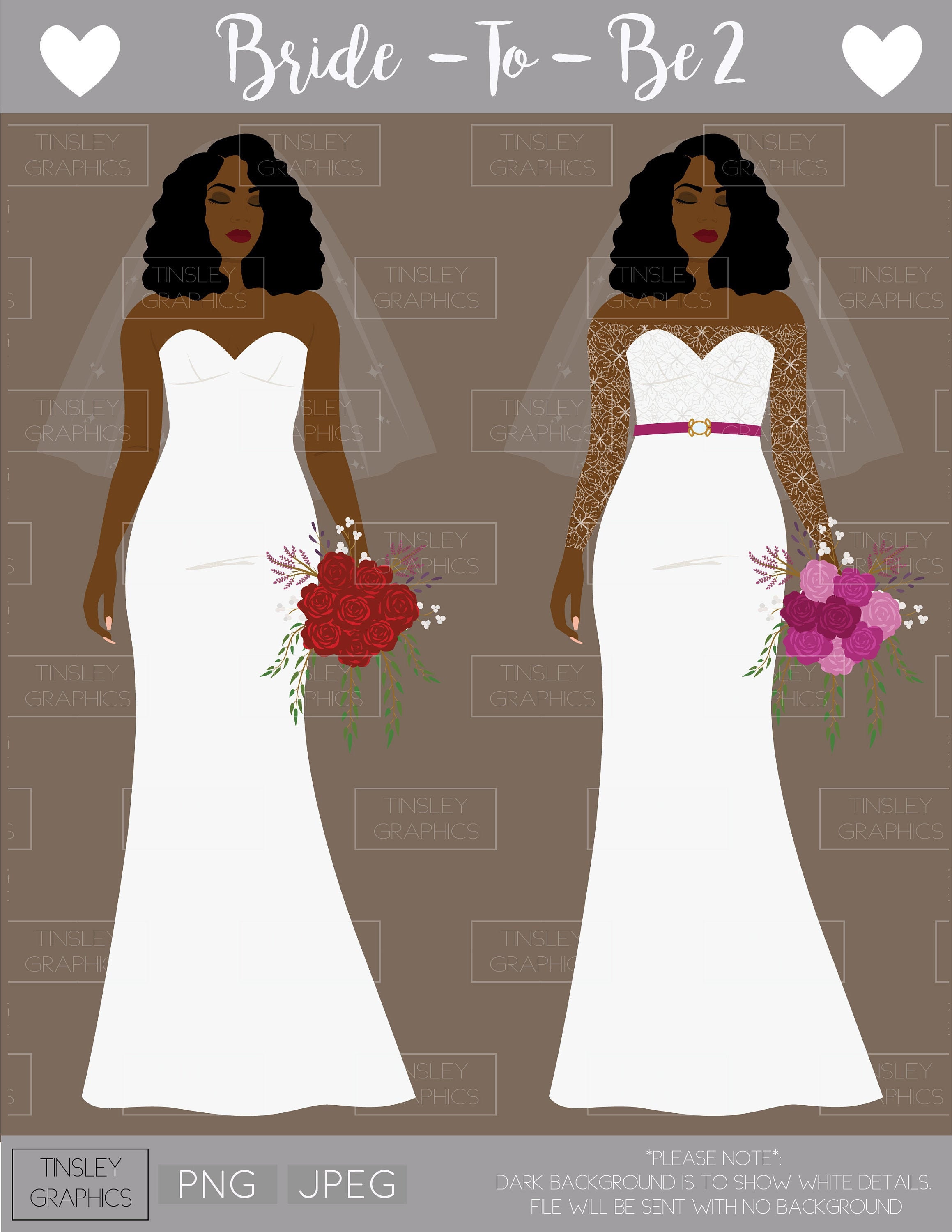 Bride To Be 2 African American Bride Png Bridal Png Etsy Hong Kong