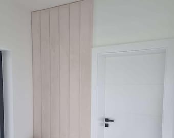 Luxury Upholstered Wall Panels Custom Bed Headboard Panels – Soft Padded Decorative Panels for Bedrooms, Hotels, Stylish Interiors