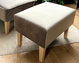 Ottoman Footstool Loft Coffee Table Bench Puff Custom Made / Large selection of materials and dimensions