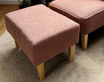 Ottoman Footstool Loft Coffee Table Bench Puff Custom Made / Large selection of materials and dimensions