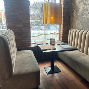 Banquette Custom-made Bench Booth Seating - Cafe, Kitchen, Bar kitchen seating conservatory furniture home bar &quot;Deep draws on the material&quot;
