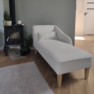 Chaise longue Modern Custom Made  Sofa Recamiere Divan Boucle various colores