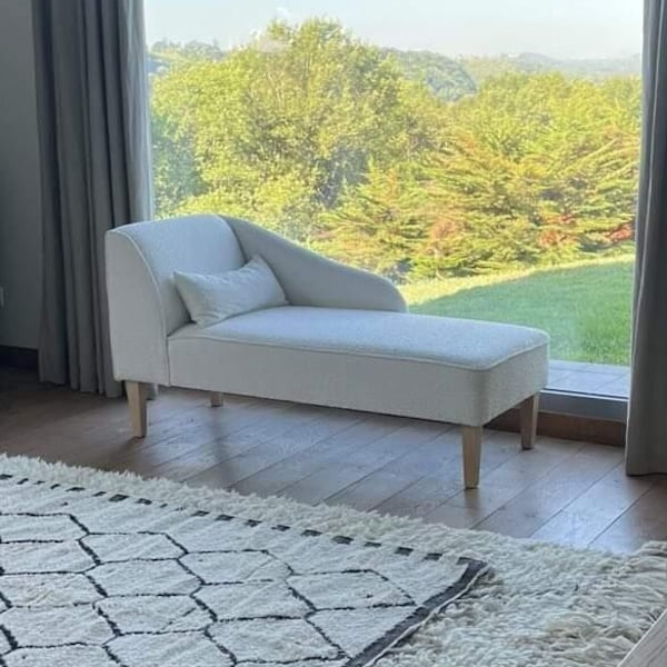 Chaise longue Modern Custom Made Sofa Recamiere Divan Boucle verschiedene Farben
