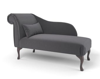 Chaise longue Sofa Stylish Moder Custom Made Upholstery fabric imitating linen