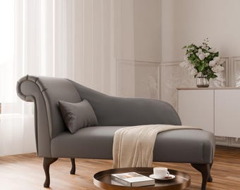 Chaise longue Sofa Stylish Moder Custom Made high-weight velvet fabric