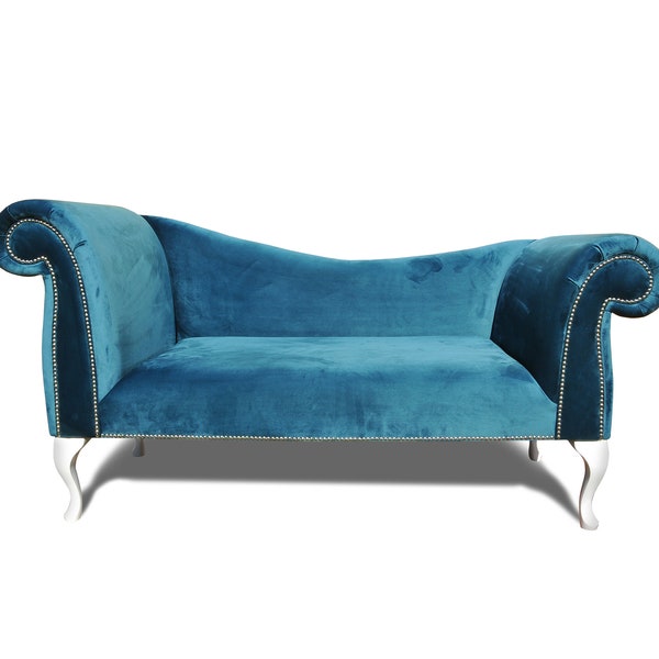 Handgemachtes Sofa Glamour Chaise Lounge Schlafzimmer Akzent Stuhl Balmoral Sitz lounge nach Maß