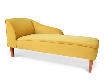 Chaise longue moderne sur mesure canapé Récamiere Divan différentes couleurs