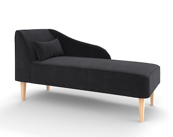 Chaise longue Modern Custom Made Sofa Recamiere Divan Magic Velvet