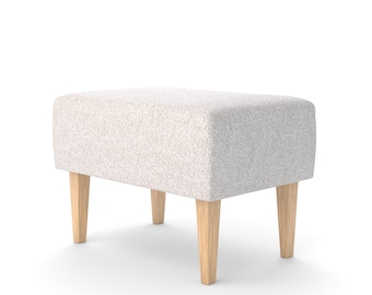Ottoman Footstool Loft Coffee Table Bench Puff Custom Made / Large selection of materials and dimensions