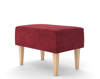 Ottoman Footstool Loft Coffee Table Bench Puff Custom Made / Large selection of materials and dimensions
