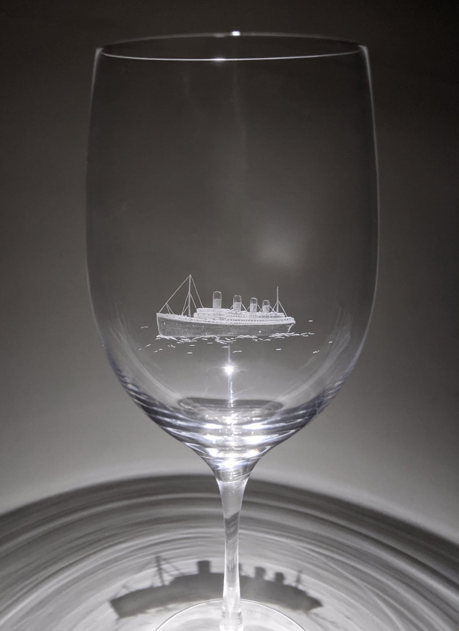 Titanic Wine Glass the Titanic Titanic Gifts Hand Etsy Canada