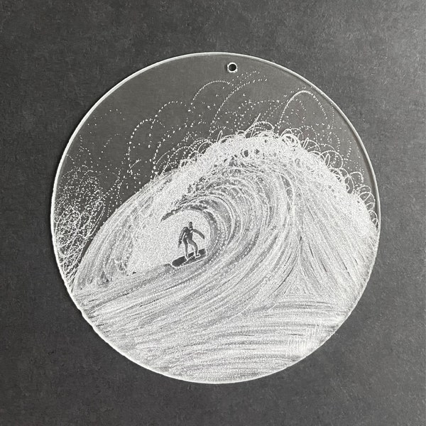 Surfer Suncatcher Etsy