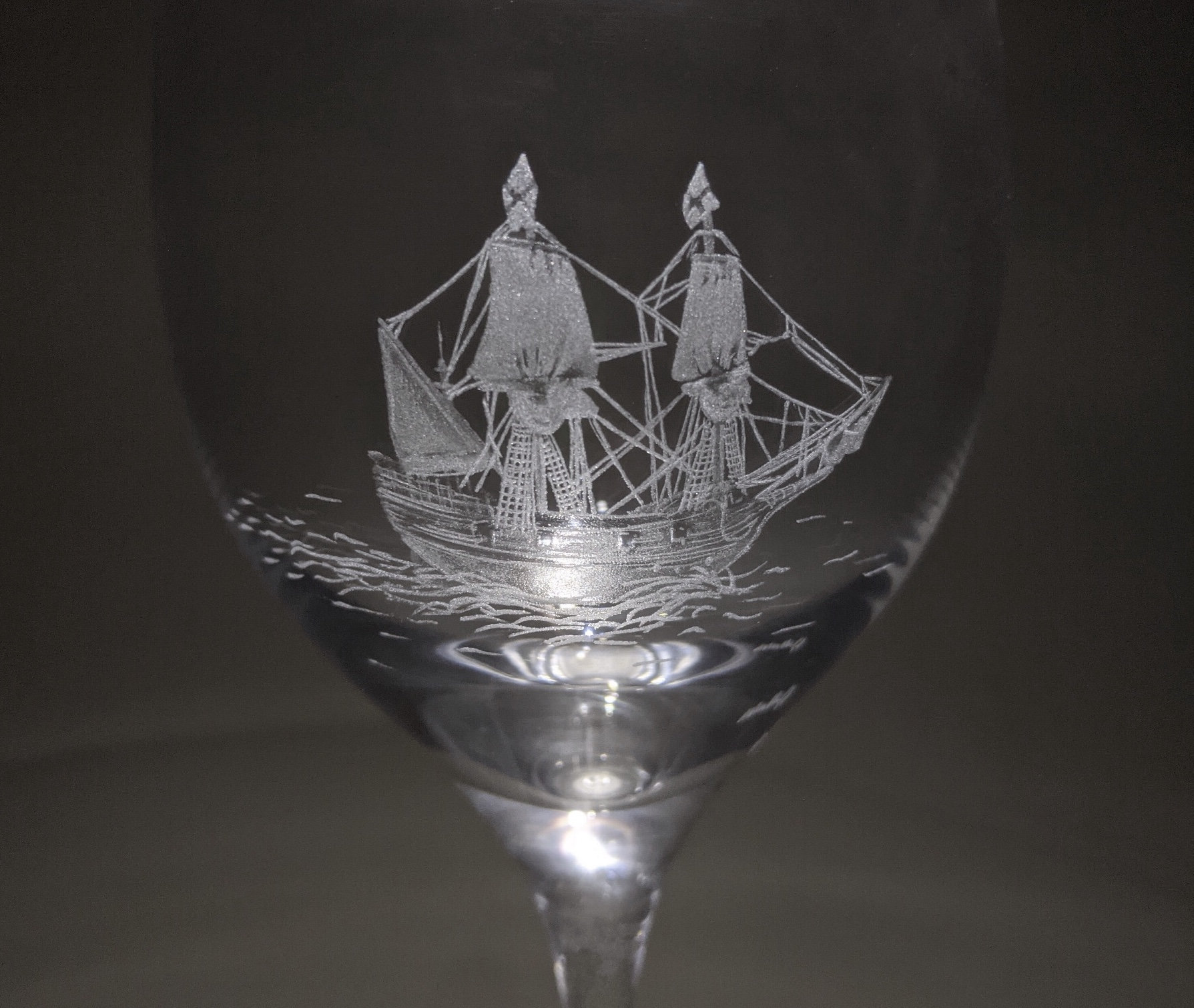 Mayflower glass ship - Etsy 日本