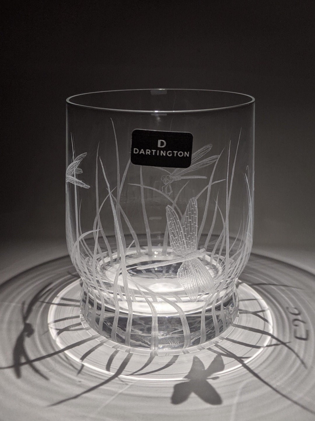 Dragonfly Whisky Glass Dragonfly Glass Dragonfly and Reeds Etsy UK