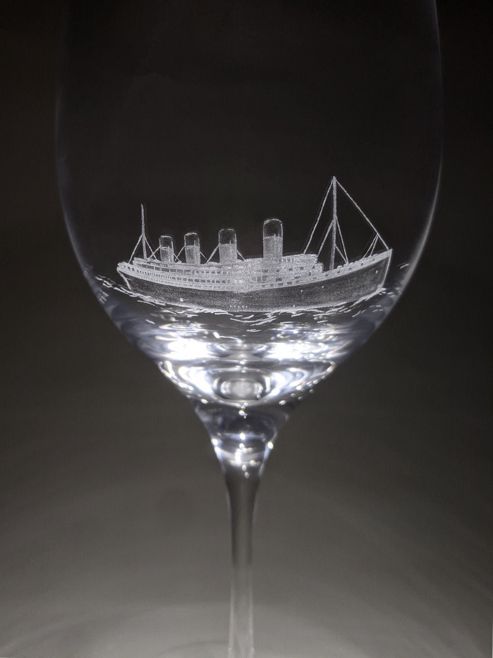 Titanic Wine Glass the Titanic Titanic Gifts Hand Etsy Canada