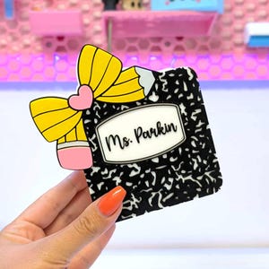Editable Pencil Bow Pen Holder: 3D Print STL & 3MF File (Digital Download) image 3