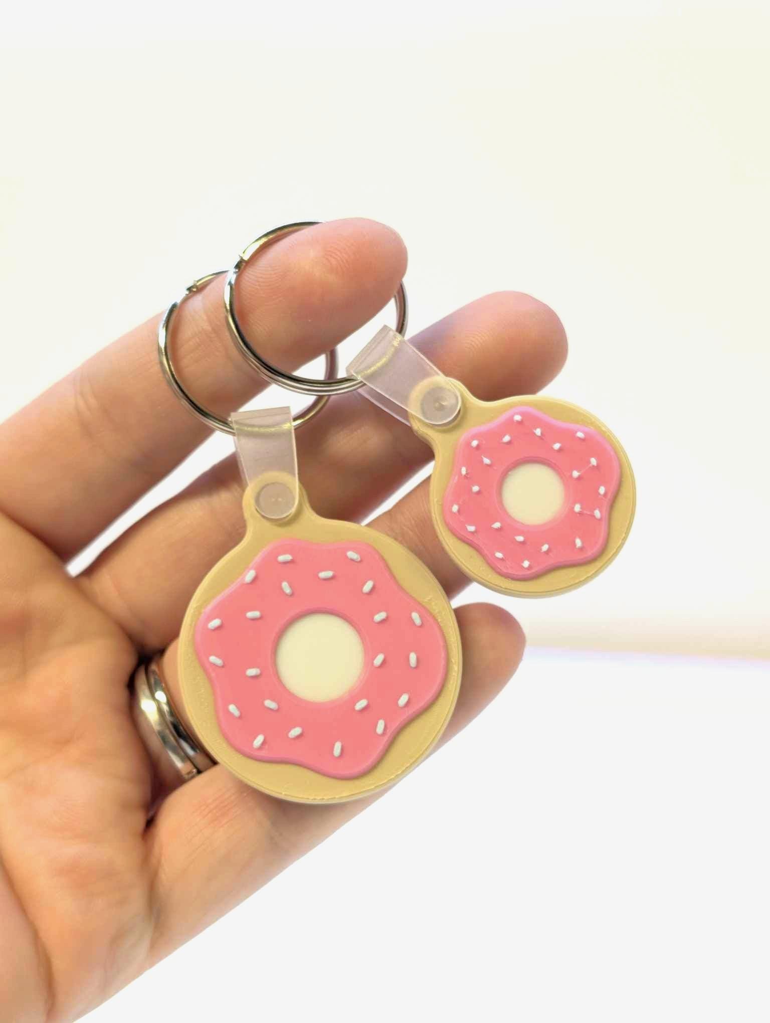 Donut NFC Keychain STL/3MF Digital File Download