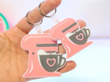 Donut NFC Keychain STL/3MF Digital File Download