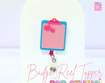 Clipboard Flat Back Topper 3D Print File (STL & 3MF Digital Download)
