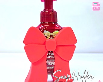 Coquette Bow Soap Holder: 3D Print STL & 3MF File (Digital Download)