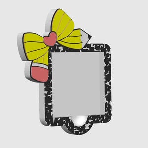 Pencil Bow 3D Print File Bundle: Pen Holder, Keychain, More (STL & 3MF Digital Download) image 7