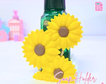 Sunflower Soap Holder: 3D Print STL & 3MF File (Digital Download)