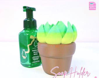 Succulent Soap Holder: 3D Print STL & 3MF File (Digital Download)